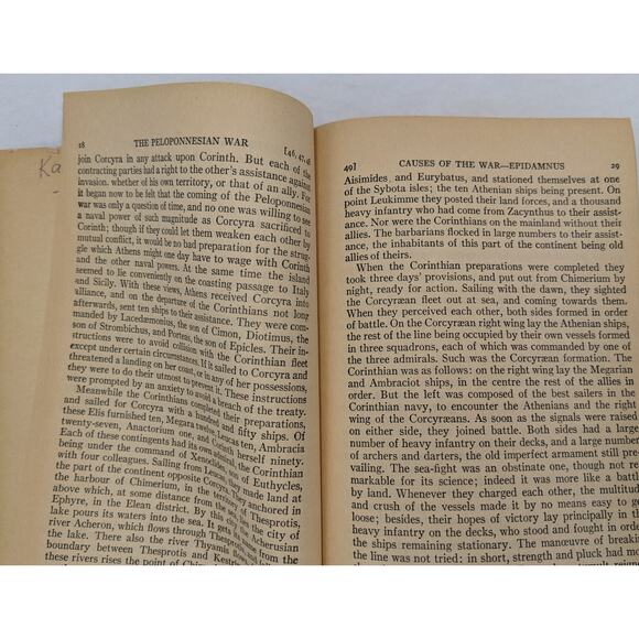 Peloponnesian War By Thucydides Library College Editions Vintage Paperback 1951 - Picture 11 of 16